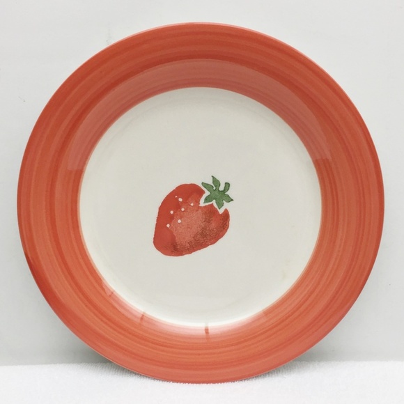 Laura Ashley Other - Laura Ashley Summer Fruits STRAWBERRY Dinner Plate